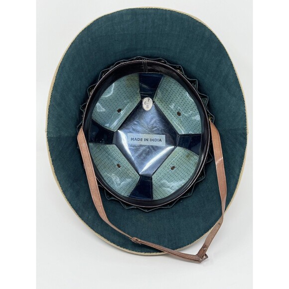 Safari Jungle Hat Helmet Made In India Size 6 7/8 Unisex Jumanji NWOT Costume - Picture 5 of 7